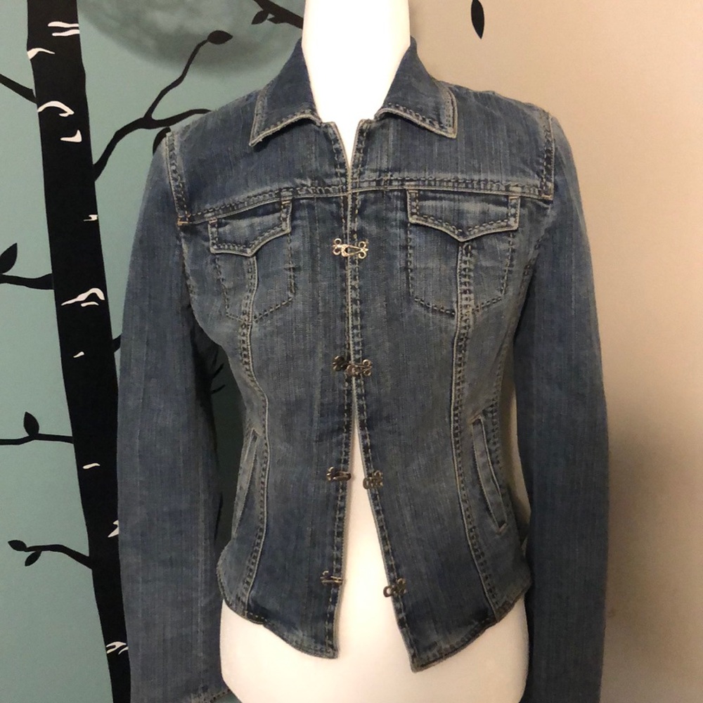 Elie tahari vintage jean jacket